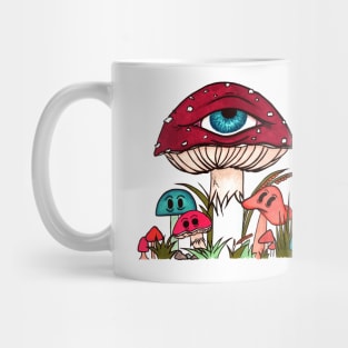 Toadstool and friends Mug